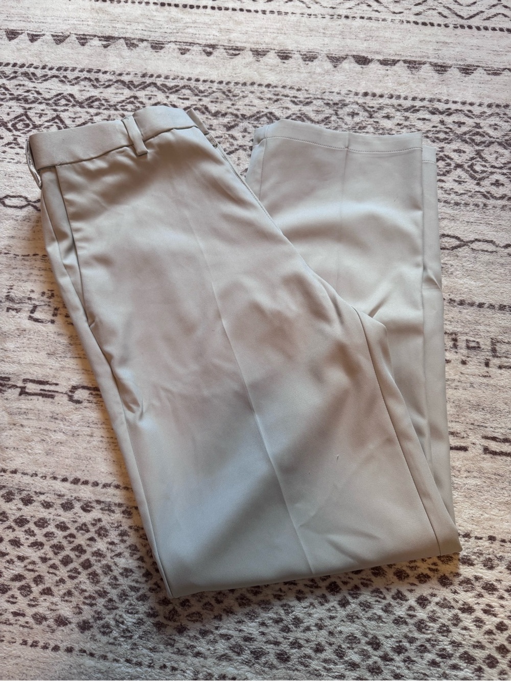 Haggar Men's Light Gray Dress Pants - Straight Leg 32 X 32